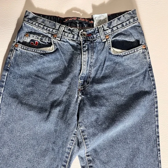 Vintage JNCO Jeans Flare Classic Blue Jeans sz 7